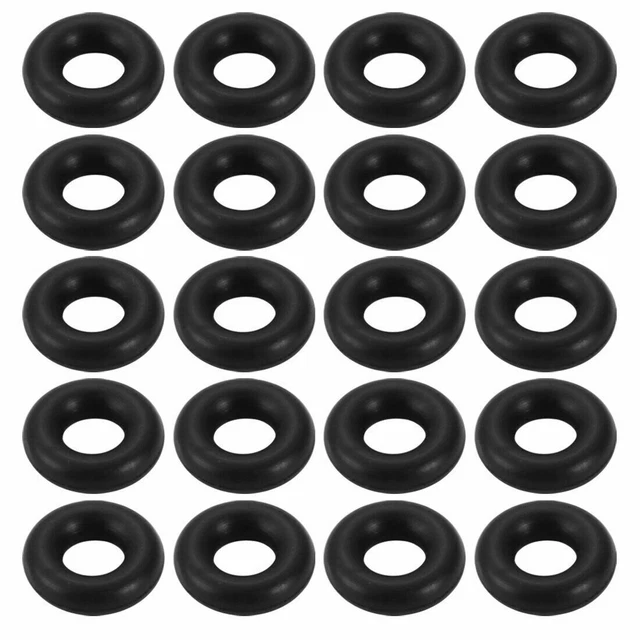 20pcs Black Nitrile Butadiene Rubber NBR O-Ring 2.8mm Inner Dia 1.9mm Width ✦KD