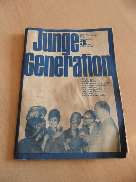 ORIGINAL DDR JUNGE Generation Zentralrat der FDJ 03-1966 EUR 2,00 ...