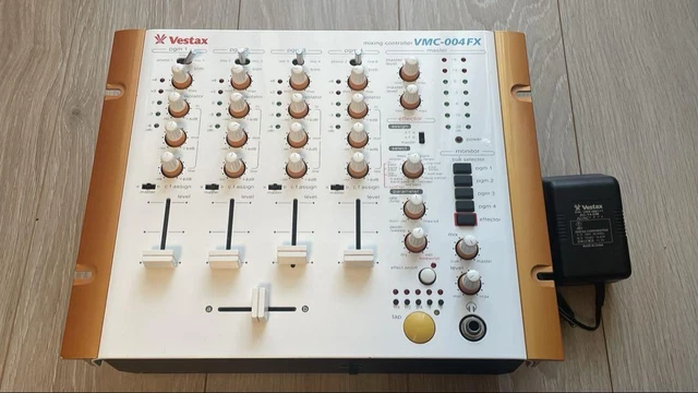 Vestax DJ mixer VMC-004 w/ Power Cord - Tested Working | eBay