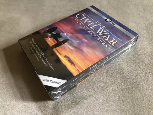 The Civil War A Film by Ken Burns 6 Disc Set Fully Restored - Brand New Sealed