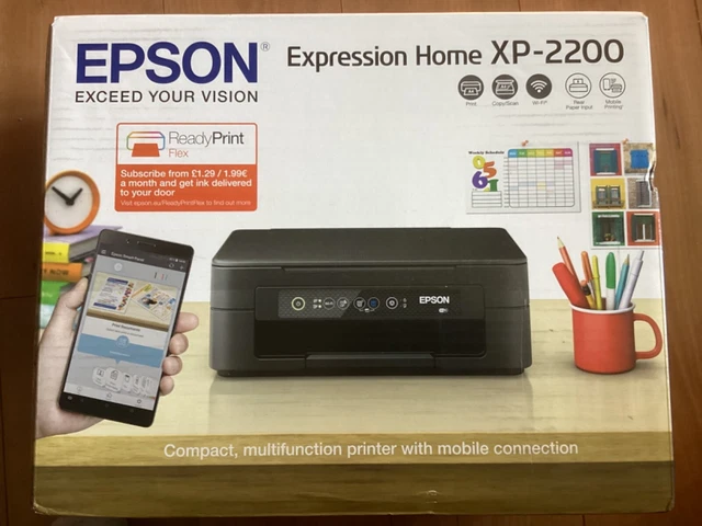 EPSON EXPRESSION HOME XP-2200 A4 Printer - Black £32.99 - PicClick UK