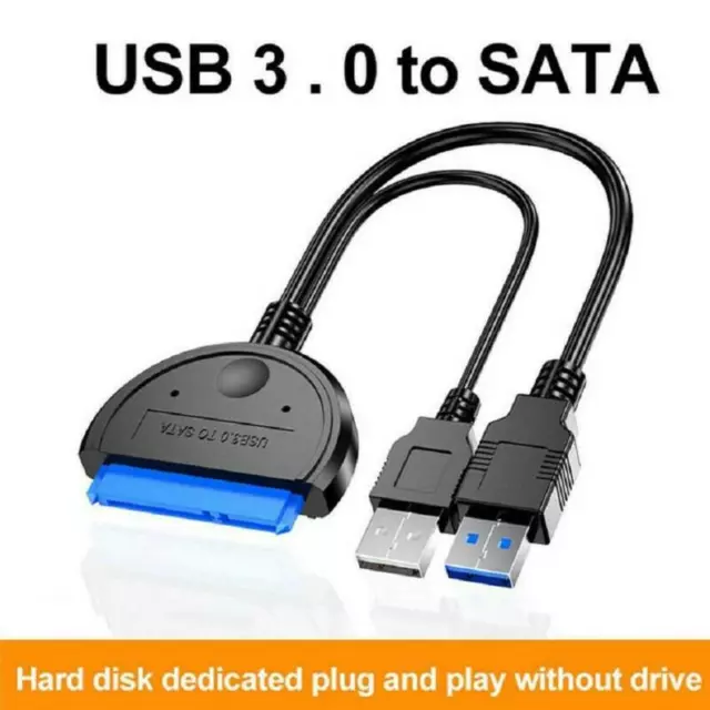 SATA to USB 3.0 2.5/3.5 inches HDD SSD Hard Drive Converter Cable Line Adapter