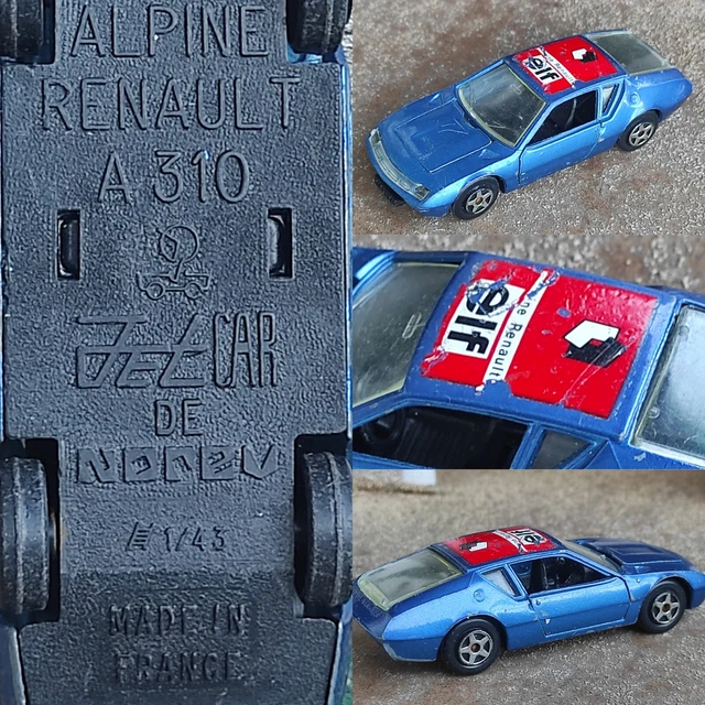 Miniature Voiture 1/43 NOREV - Renault Alpine A310 Elf - Bleu - Métal - Occasion Collection