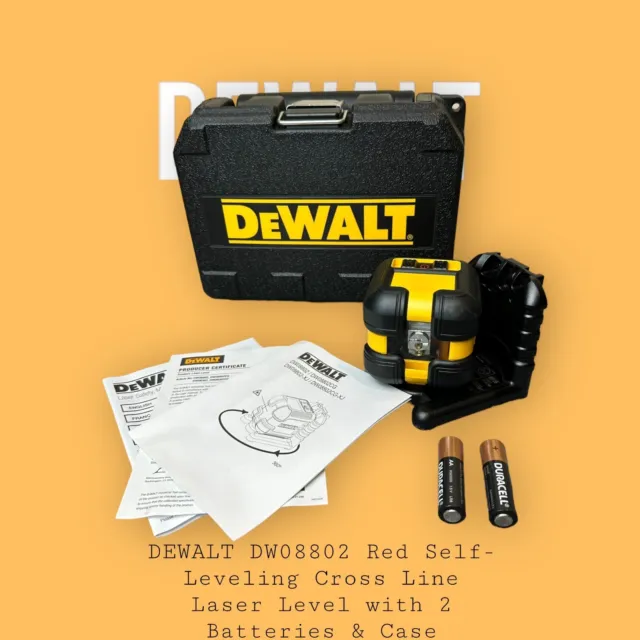 DEWALT LASER LEVEL (Dw079) in Case $305.00 - PicClick