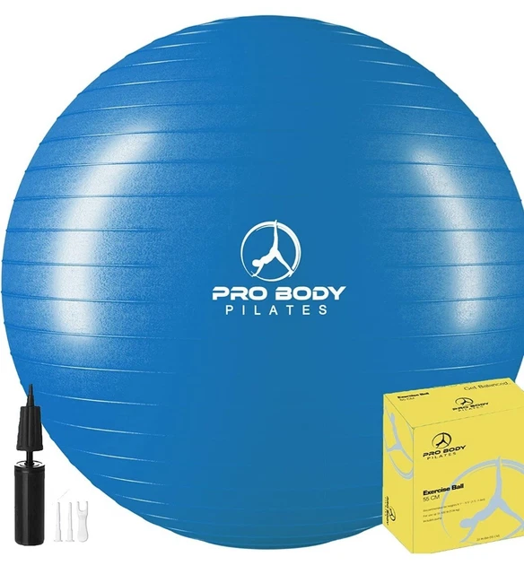 Exercise Ball Yoga Ball, Multiple Sizes Stability Ball Chair, Large Gym Grade...