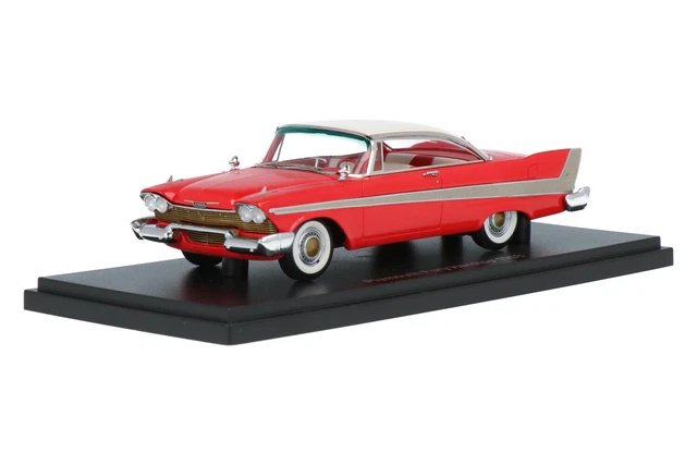 Plymouth Fury 1958 bleue et blanche au 1/18 - Collection