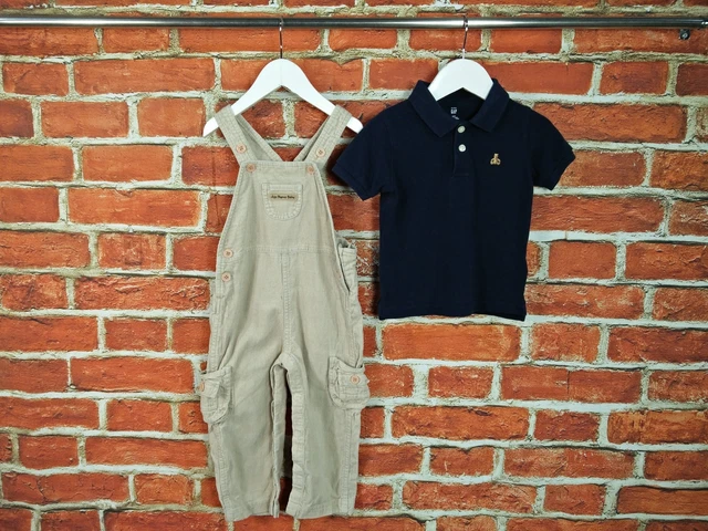 Baby Boys Bundle Age 18-24 Months Jojo Maman Bebe Gap Polo Tee Dungarees 92Cm