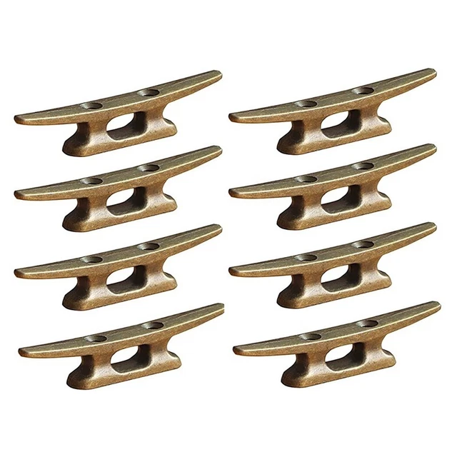 Boat Dock Cleat 4 Inch for Mooring Boat Bronze Host Cast Iron Suitable for Nauh