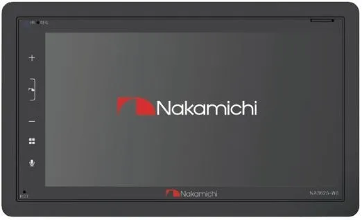 Nakamichi NA3625-W6 2-DIN Mechless MP3 Bluetooth Receiver w/ 6.8" Touchscreen