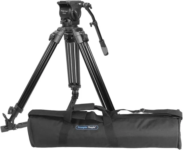 TRI-HD300 3-Section Aluminum Heavy-Duty Tripod System with 100Mm Fluid Head, Gro