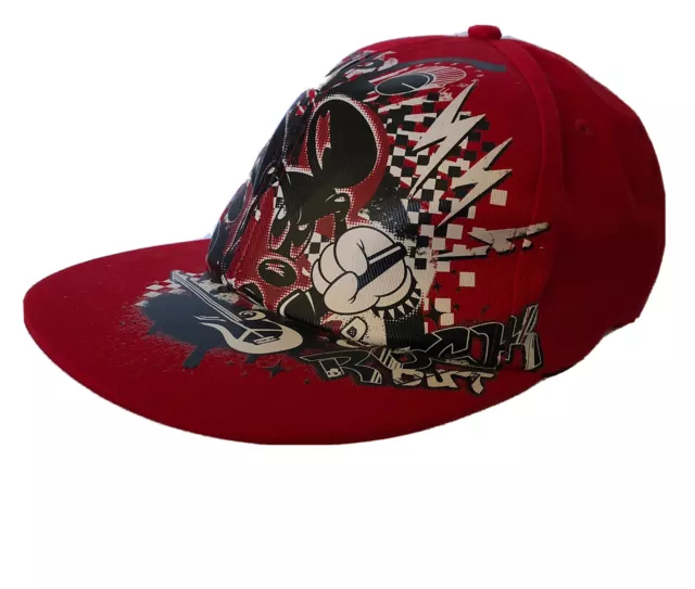 Disney’s Mickey Mouse Baseball Cap Size OSFM Red Black White