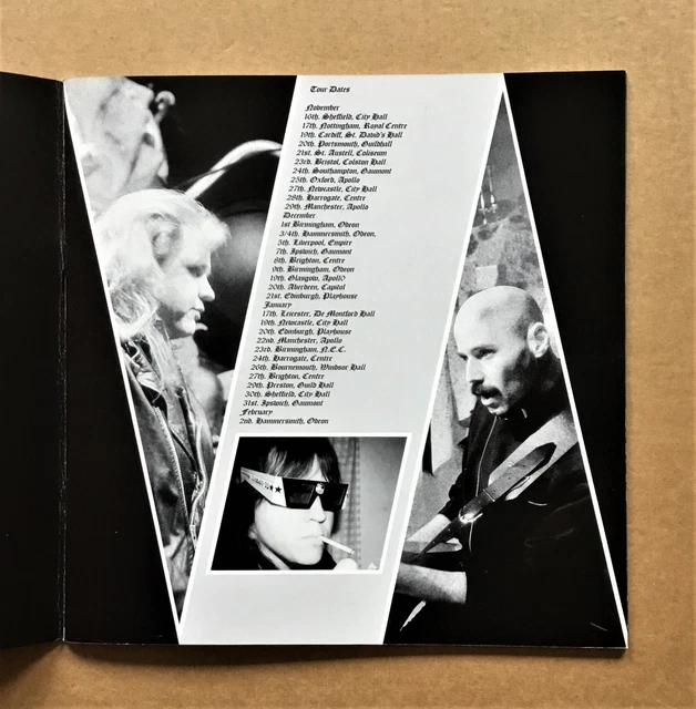 MEAT LOAF BAD Attitude programme 198485 UK Tour... véritable