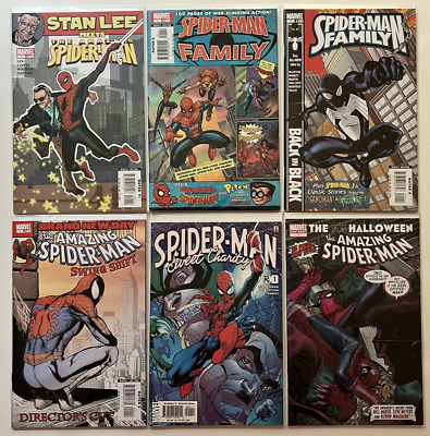 Spider-Man 18 Comic Lot One-Shots Family Meets Stan Lee Loves Mary Jane 1 + More