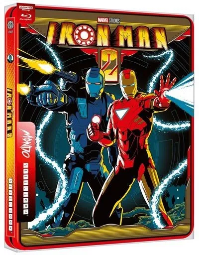 Iron Man 2 (4K UHD + Blu-ray Steelbook) Mondo - Neuf - Français