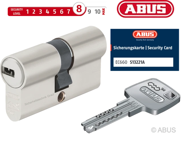 ABUS EC660 Schließung: Gleichschließend|Zylinderlänge: 30/35 Mm