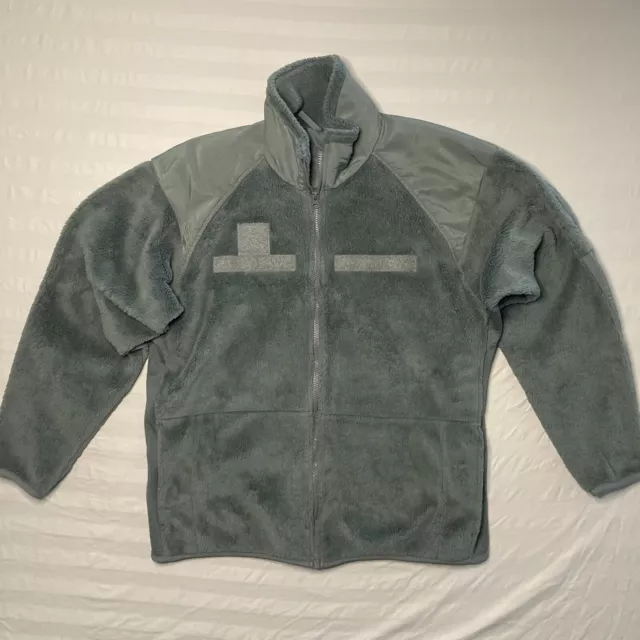 USGI Military Polartec Gen III ECWCS Cold Weather Full Zip Fleece Jacket M Green