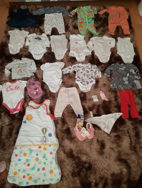 Baby Girl Clothes Bundle 3_6 Months,next,jasper conran, m&s,baby gap,shoes 3.5