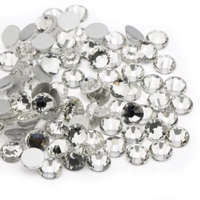1440 Glass Nail Art Rhinestones Flat Back Crystal Gems DIY Art Deco Craft Beads