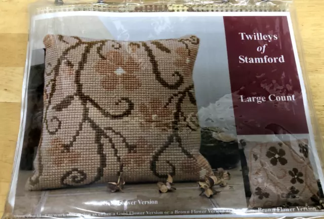 Kit de tapiz cojín de punto grande Twilleys - cascada (40 cm x 40 cm)