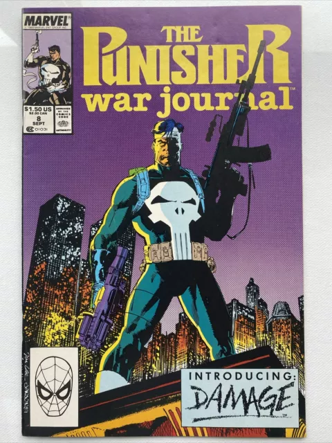 The Punisher War Journal *Lot* Issues 8,9,10 (Marvel Comics November 1988)