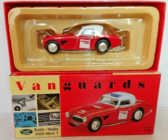 NOREV 1/43 AUSTIN Healey 3000 MK3 1964 Black Diecast Model Cars