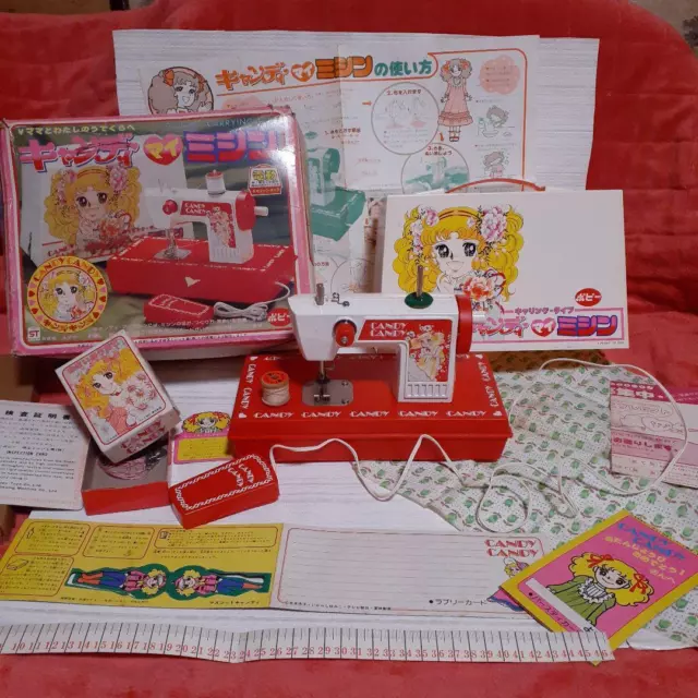 Candy Candy My Sewing Machine Showa Retro Rare Yumiko Igarashi Sewing Machine JP