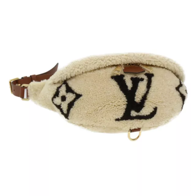 Louis Vuitton Bum Bag Monogram Giant Teddy Fleece Neutral 8741770