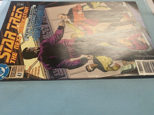 Star Trek: The Next Generation #47 • Newsstand! • 1993 DC Comics • Picard 6