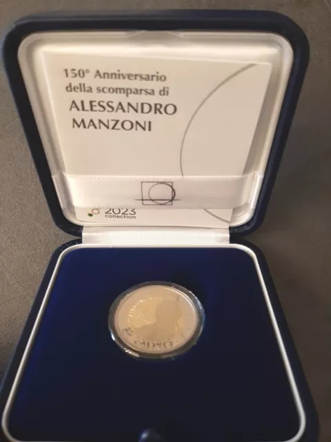 COFANETTO  2 EURO.. Commemorativa Italia 2023 Manzoni*CONDIZIONE PROOF*NUOVA...