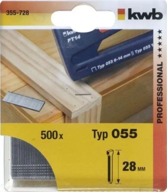 KWB Nägel Typ 055/355, Höhe 28 mm 500 Stück
