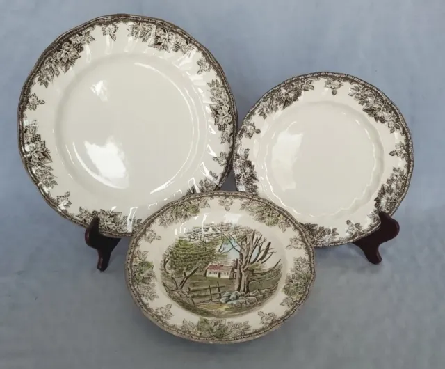 The Friendly Village Dinnerware - Plate or Bowl - by Johnson Bros, Your Choice!