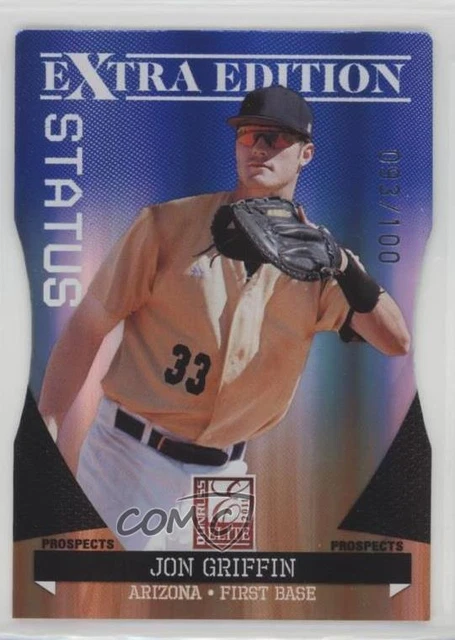 2011 Donruss Elite Extra Edition Prospects Blue Status Die-Cut /100 Jon Griffin