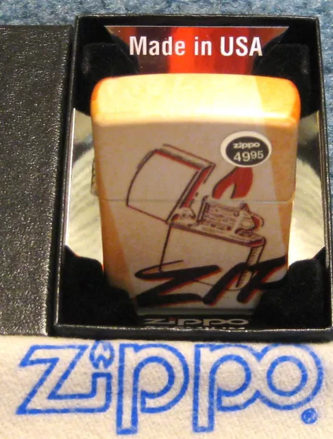 ZIPPO 540 DESIGN Lighter VINTAGE Mint in Box NEW 2022 Made in U.S.A. 81285