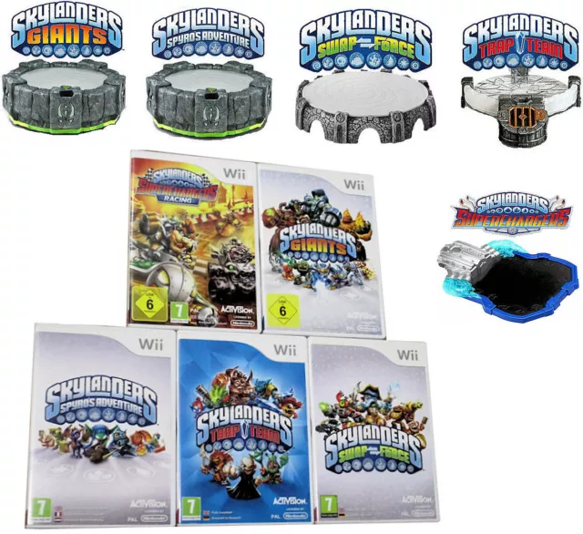 Nintendo Wii Skylanders Spiele Auswahl Original Portale, Figuren, Fallen, uvm.