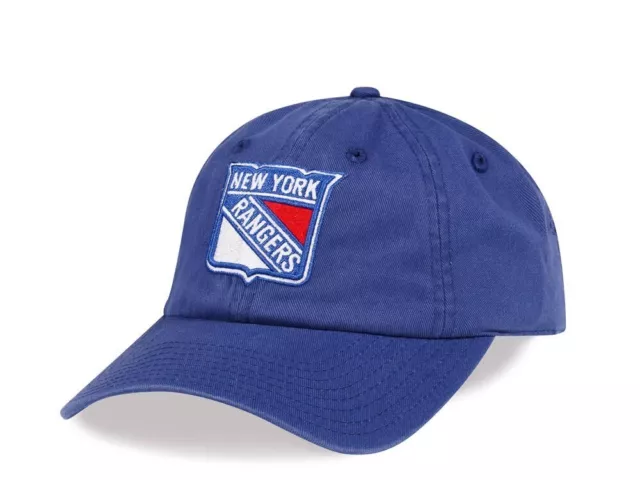 NHL New York Rangers (American Needle) Casual Adjustable Strap Hat Blue