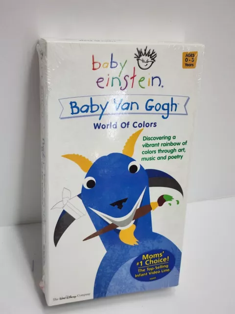 Baby Einstein Baby Van Gogh VHS World of Colors Kids Educational Cartoon Disney