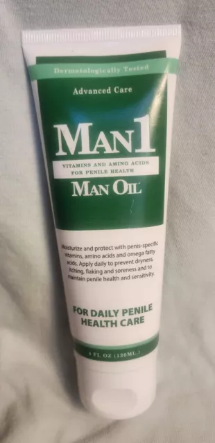 Man1 Man Oil Penile Health Cream - Advanced Care. Treat dry, red, cracked