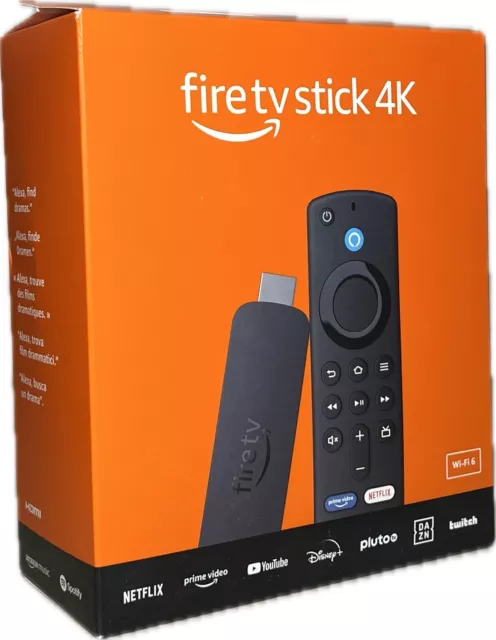 Fire TV Stick 4K, Alexa-Sprachfernbedienung (mit TV-Steuerungstasten) WLAN NEU✅