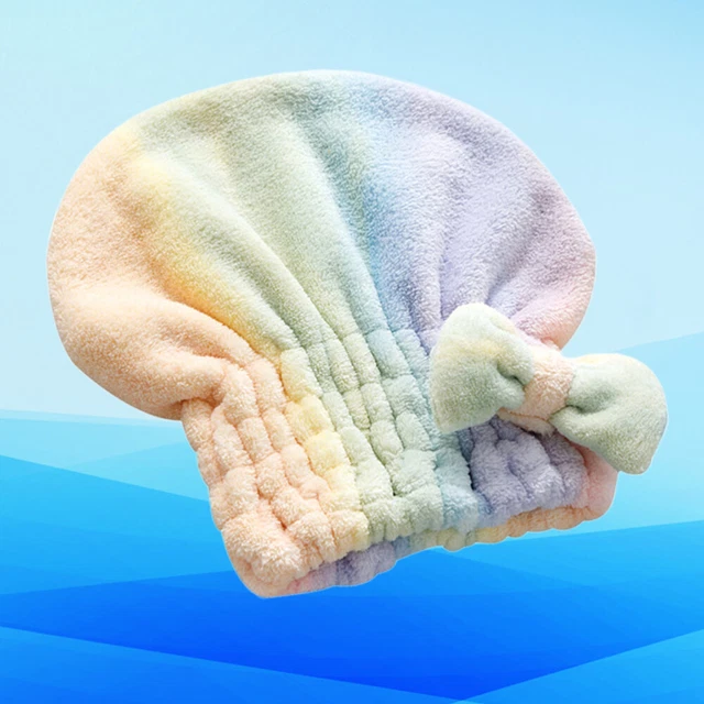 1 pieza turbante para el cabello toalla para el cabello envoltura seca toalla turbante para el cabello secado rápido toalla