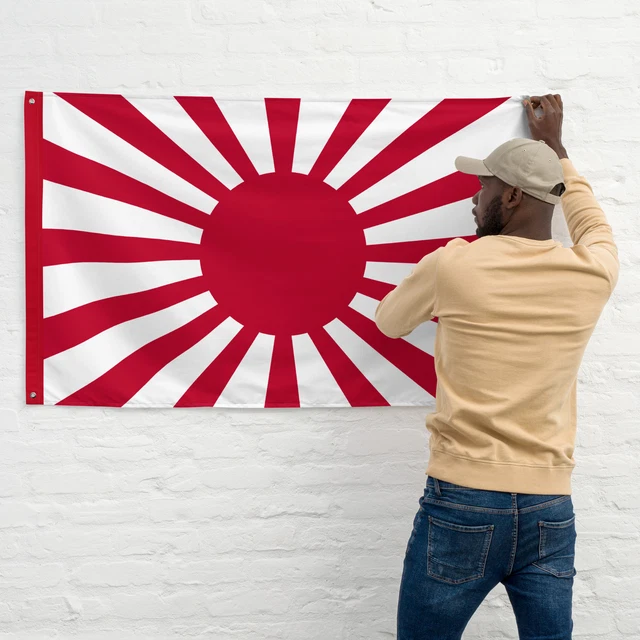 Flag of the Imperial Japanese Army Rising Sun, Rare Vintage Military WWII Item