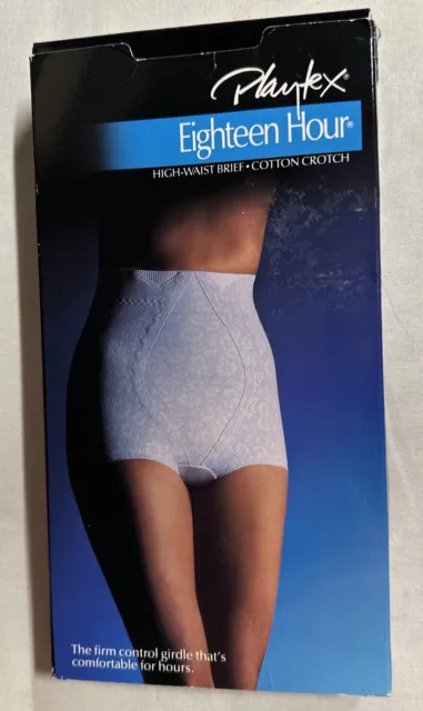 FIRM VINTAGE PLAYTEX Panty GIRDLE Tight RUBBER Floral BRIEF 18