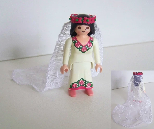 Playmobil Top Modèle Avec Tenue De Mariée 6155 - Figurine Occasion, Univers Playmobil