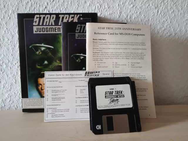STAR TREK: JUDGMENT RITES - PC MS DOS 3,5" - Interplay 1993 - Box inkl. Spiel