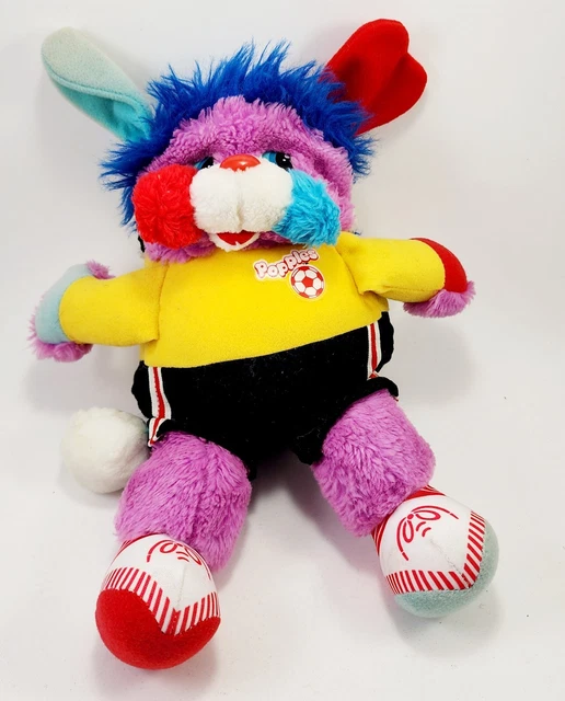 VINTAGE POPPLES BIG Kick Soccer Ball Plush Toy 1986 Mattel Sports