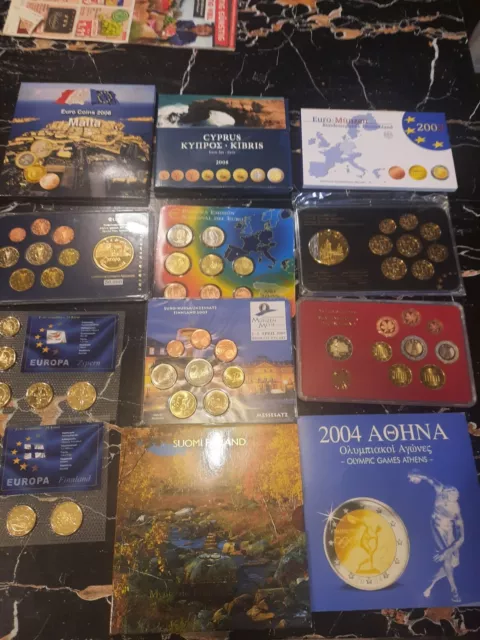 Kms Malta, Finnland, Griechenland  Und Weitere,  Sammlung  Euro