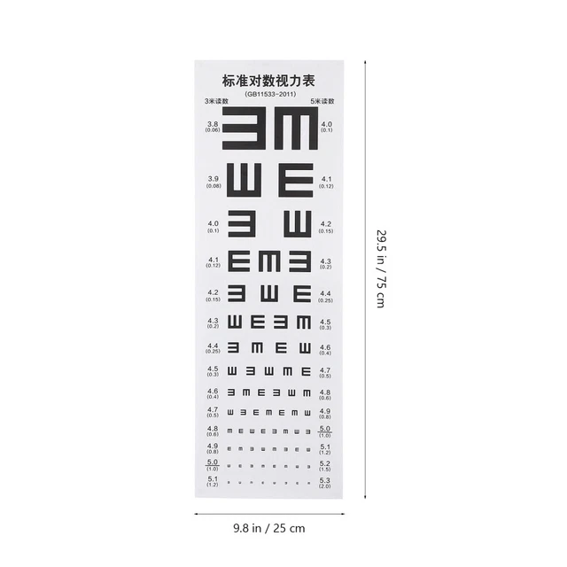 Electronic Eye Test Chart 