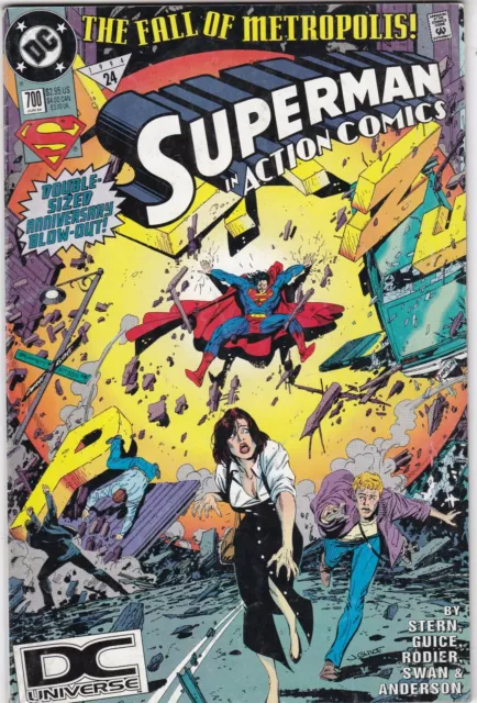 Action Comics #700  Adventures of Superman #517 DC Universe Logo variants 1994