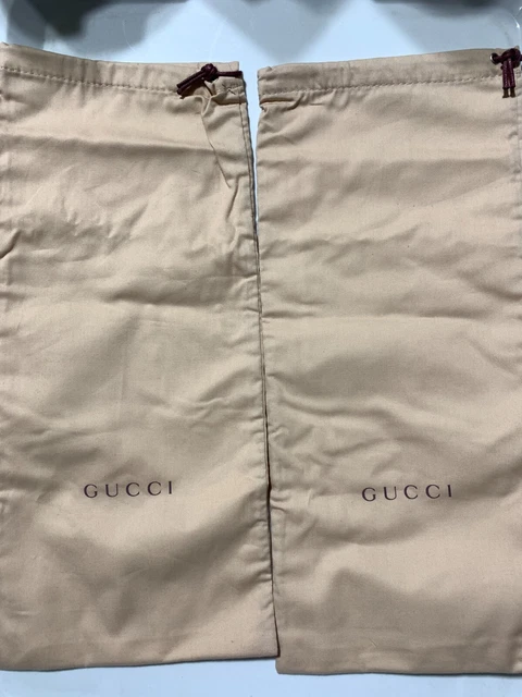 Gucci Cloth Shoe Bags Set 15"