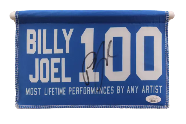 Billy Joel Signed Autograph Album Madison Square Garden Replica Mini Banner Jsa