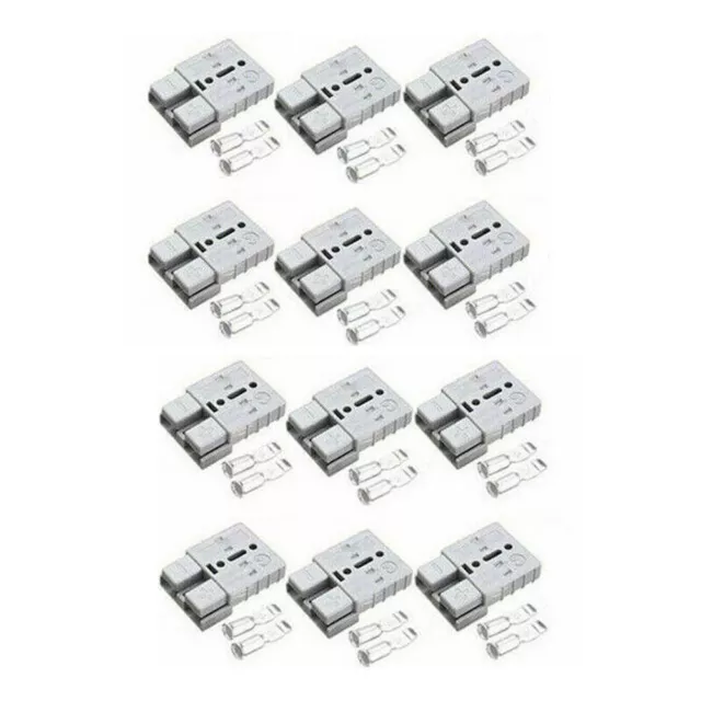 12X Anderson Style Plug Exterior DC Solar 50 AMP 12-24V Connectors Caravan Power